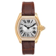 Cartier Cartier Roadster (Reference WE500160). A yellow gold diamond set quartz wristwatch with date