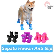 4pcs Dog Shoes Rubber Dog Shoes Cat Shoes Animal Shoes Rubber Dog Shoes | Rubber Dog Shoes - Doggy R
