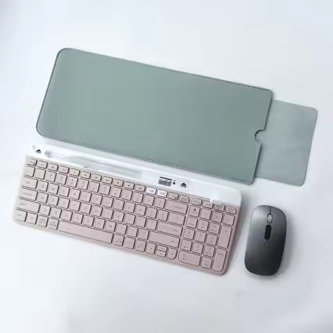 New PU Leather Storage Bag for Logitech K580 Dustproof Wireless Keyboard Sleeve Portable Keypad Pouc
