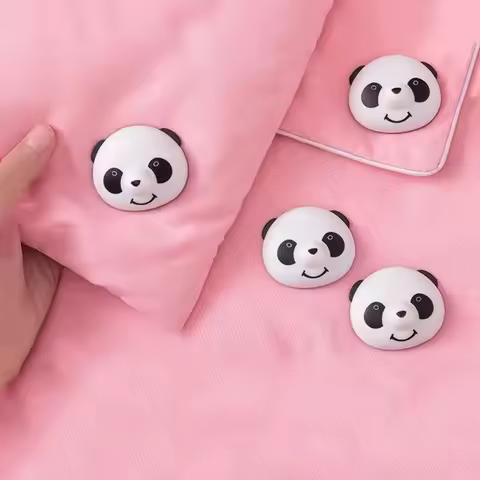 8 Pcs/Set Panda Quilt Holder Nordic-Slip-resistant Quilt Clips Quilt Cover Clips