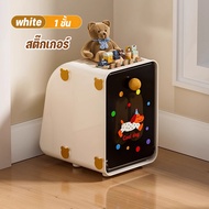 COD กล่องรองเท้าหมุน กล่องเก็บรองเท้า วางซ้อนกันได้ สามารถเก็บรองเท้าได้ 3 คู่ การออกแบบสร้างสรรค์-[