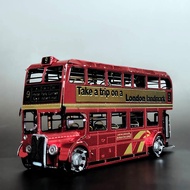 Crazy Model London Double-decker Bus Metal Assembly Model 3D Three-dimensional Puzzle Stitching High