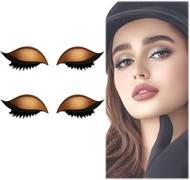 Lazy Eye Shadow Eyelash Patch Convenient Eyeshadow Eyelash Patches 3-in-1 Self-Adhesive Reusable Fas