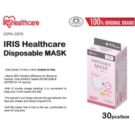 IRIS Healthcare Japan Disposable White Mask Size Small Kids Mask