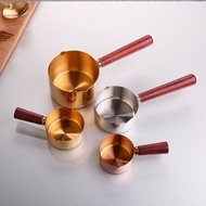 Long Handle Stainless Steel Measuring Cup Scale Quantitative Spoon Gram Counting Milk Powder Coffee 