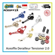 Aceoffix Derailleur Tensioner 2.0 External Gear Single to 5 Speeds for 3Sixty Pikes Guide Wheels Included