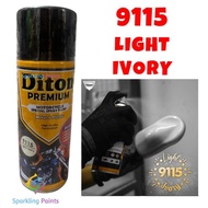 PILOX DITON PREMIUM LIGHT IVORY 9115 400ML WARNA PUTIH TULANG GADING PYLOX FRAME SEPEDA MOTOR MOBIL 