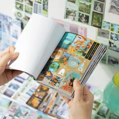 Stickers Book Japanese Style Decorative Sea Breeze Decal Seal for DIY Diary Planner Scrapbook Album 