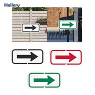 [Hellery] Reflective Sign Outdoor Street Sign Arrow Symbol Sign Symmetrical Arrow Sign