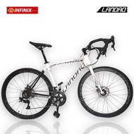 Landao Road Bike Roadster 700c STI Alloy Frame White