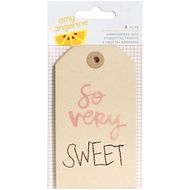 Crafts Amy Tan Finders Keepers Kraft Tags 2.5"X4.5" 8/Pkg - Embroidered