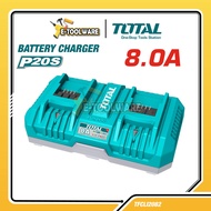 Total 8A Battery Charger 20V TFCLI2082 4A + 4A