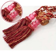 Crystal Bead Curtain Tiebacks / Tali Pengikat Langsir Manik Kristal (Ikat Tepi) Durable Rope - TB30