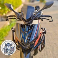 MIO SOUL i 125 R25 Side mirror with bracket and visor set