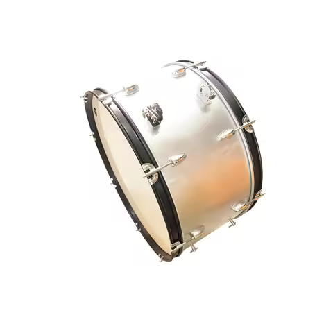 24 Inch Marching Bass Drum Complete With Drum Stick And Shoulder Strap Percussion Instrument For Ban