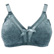 Plus-Size Bra Cup B/C FULL CUP 3-Hook Wireless Bra / Baju Dalam Bra Wanita Penuh Tutup Tanpa Dawai U