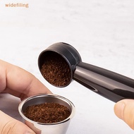 widefiling 2 In 1 Coffee Spoon 7g Standard Measuring Spoon Dual-use Bean Scoop Powder Press Scoop Co