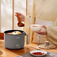 （IN STOCK）ANNWOOMultifunctional Student Pot Rice Cooker Mini Electric Caldron Small Electric Food Warmer Electric Frying Pan Dormitory Instant Noodle Pot