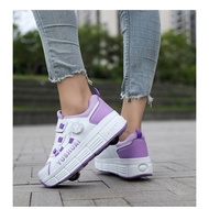2025 Model Children's Heelys Boys Double Wheel Invisible Student Heelys Girls Adult Roller Shoes 8E6