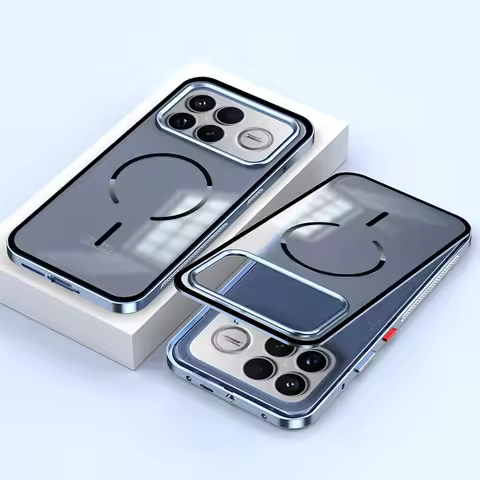 Aluminium Alloy Metal Frame Bumper + Acrylic Back Case For POCO F9 Ultra / POCO F8 Ultra Protector S
