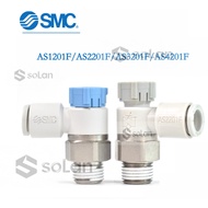 SMC Speed Regulating Throttle Valve AS1201F/AS2201F/AS3201F/AS4201F-02-M5-01-03-04-04SA-06SA-10SA-12