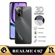 LAYAR Garskin Carbon REALME C67 4G Back Screen Protector