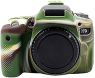 JINAU PULUZ Soft Silicone Protective Case for For Canon EOS 77D (Color : Color1)