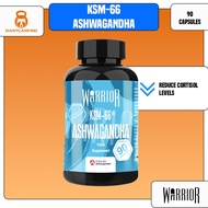 Warrior KSM-66 Ashwagandha 90 Vegan Capsules | Relief stress and well being