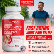 NB Glucosamine Chondroitin MSM Triple Strength - Joint Supplement Knee Pain Relief Knee Supplement