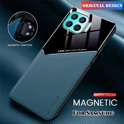 Luxury Leather Lens Protection Case For Samsung Galaxy M32 M53 M52 M23 M51 M33 M31 M21 M22 M54 M34 C