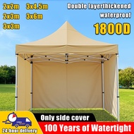 2x2 2x3 3x3 3x4.5 3*6m tent side cover tent cover waterproof replacement accessories transparent khe