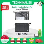 TECHMINAL - L17L3P51 01AV445 Battery For Lenovo ThinkPad E480 E490 E485 E495 E580 E585 E590 E595 E14
