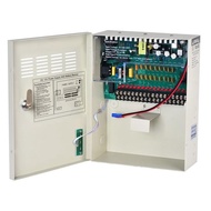 PSB120910A CCTV 12V 10A 9-way Power supply with battery charger for CCTV