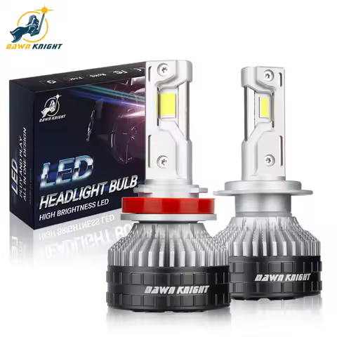 DAWNKNIGHT K9C Pro H7 H4 H11 Led Lamp Bigger Copper Tube Led Lights H1 HB3 9005 HB4 9006 12V For Car