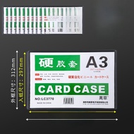 20 Transparent A4 Hard Rubber Sleeve Hard Card Folder Star Album Mini Truck B8 File Protective Sleev