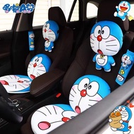 Doraemon Cartoon Car Headrest Car Pillow Neck Pillow Seat Belt Shoulder Cover Seat Doraemon Cute Car
