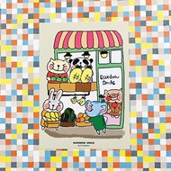 Rainbow Smile 有夢想的人最美 水果店 插畫 明信片 心意卡
