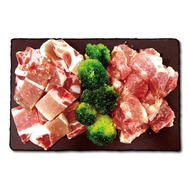 【約克街肉鋪】日式雪花帶骨豬小排烤肉組4包(200g±10%／包)