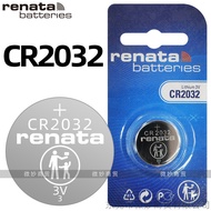 [] renata Switzerland Imported CR2032 Button Battery Car Key Remote Control 3V Lithium Battery
