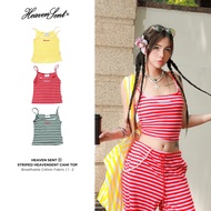 [SVIP] HeavenSent Logo Embroidered Striped 2-Piece Shirt for Going to the Beach - HS_TS002