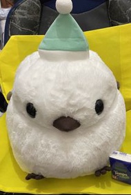 日本北海道 銀喉 長尾山雀 雪之妖精 shimaenaga 冬季 戴帽款 公仔