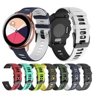 Silicone Watch Band for Samsung Galaxy Watch Active 2 40mm/44mm/Galaxy Active/Galaxy 42mm/Gear Sport/Gear S2 Classic Watch Strap Replacement Watch Bracelet Accessory 20mm Width