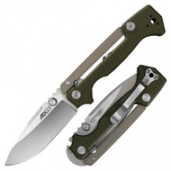 มีดพับ Cold Steel Demko AD-15 Scorpion Lock Folding Knife S35VN Blade, OD Green G10 Handles ...