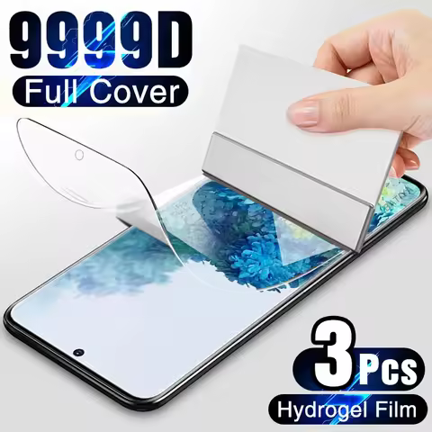 3Pcs Soft Transparent Clear Hydrogel Film For Samsung Galaxy A40 S20 S21 S22 S23 S24 S25 Plus Note 2