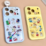 Raincoat Shin-chan and Kuromi soft color case suitable for iPhone, compatible with iPhone 17 / 12 Pr