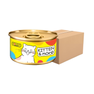 D+light Kitten อาหารเปียกแมว ทูน่าเนื้อขาวมูส 80 ก. X 24