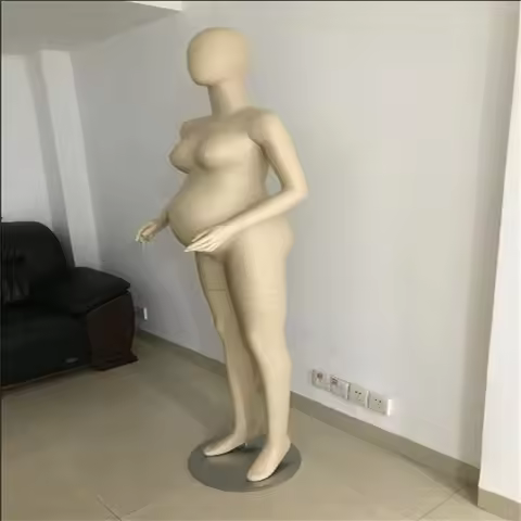 Plastic Full Female Cloth Mannequin for Pregnant Women, Clothes Store Stand, Display Rack, 4 Styles,