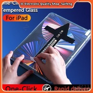 One-Step Install Tempered Glass iPad Air Mini Pro 3 4 5 6 7 8 9 10th Gen 10.2 11 12.9 Screen Protector