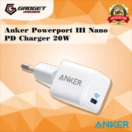 Produk terlaris Anker Powerport III Nano - Wall Charger 20W PD - A2633