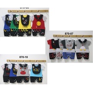 [MANY MOTIFS] Square Jumper 6-12 months / Boys Jumpsuit / Baby Jumper / Baby T-shirt Go IB